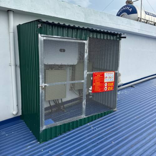 Tủ biến tần, Công ty Hanogen lắp 150kwp điện năng lượng áp mái