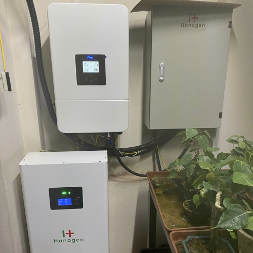 Điện năng lượng mặt trời của công ty NLMT Hanogen 10kwp nhà dân