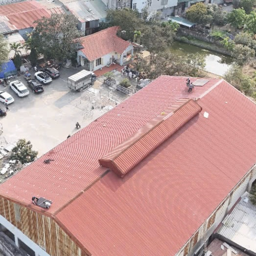 Hanogen hoàn thiện điện năng lượng mặt trời nhà xưởng trang trại 50kwp