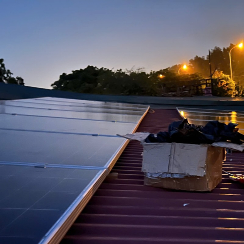 Tăng ca đêm, Cty Hanogen lắp điện NLMT trang trại 100KWP