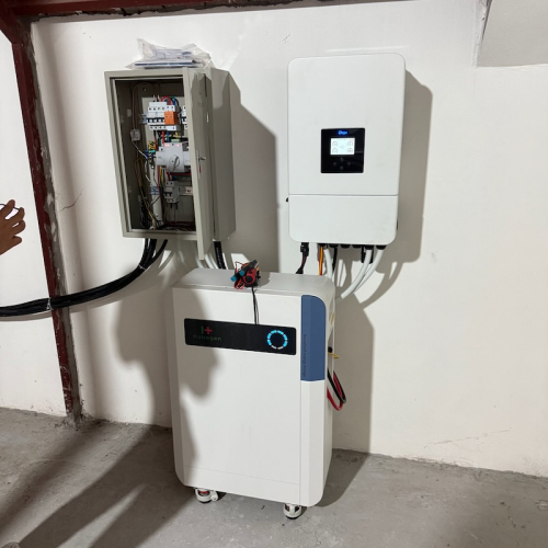 Lắp đặt thực tế Pin lưu trữ điện năng lượng mặt trời Hanogen ESS 51.2V300Ah