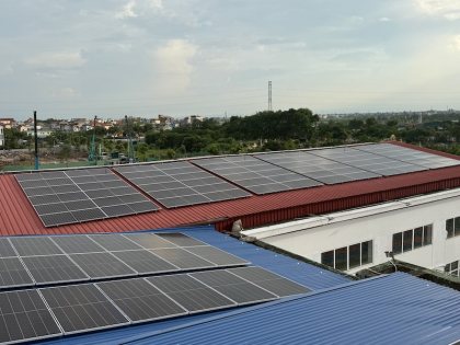 Thi công điện năng lượng mặt trời 150kwp hoà lưới 