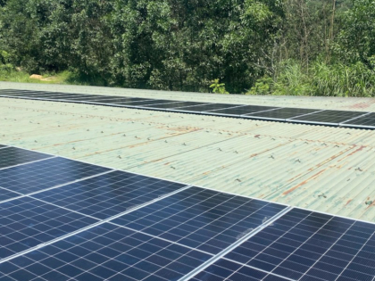 Điện năng lượng mặt trời 100kwp cho trang trại lợn