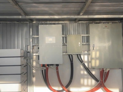 Lắp đặt 50kwp lưu trữ áp cao ở Hoài Đức HN